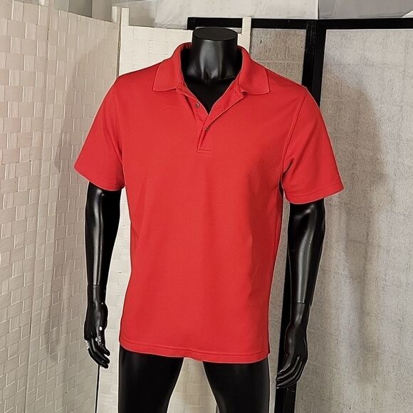 GRAND SLAM PERFORMANCE 3-BUTTON PLACKET WITH COLLAR MEN'S GOLD SHIRT G1 - Picture 3 of 15